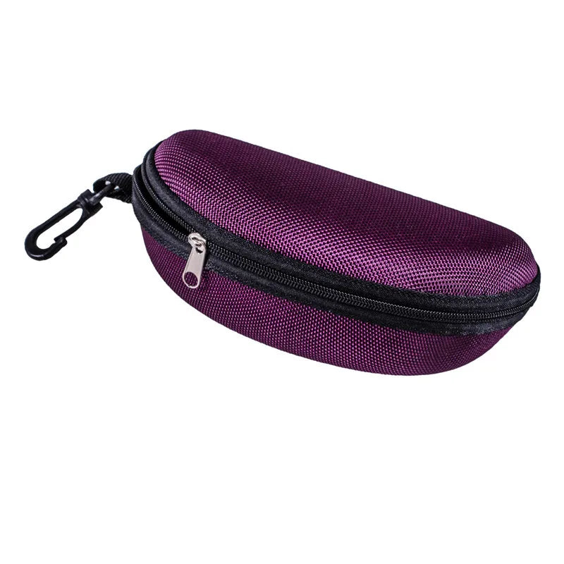 Sunglasses Storage Box - Portable Anti-Stress Travel Zipper - Eyeglasses, Frame Glasses, Case