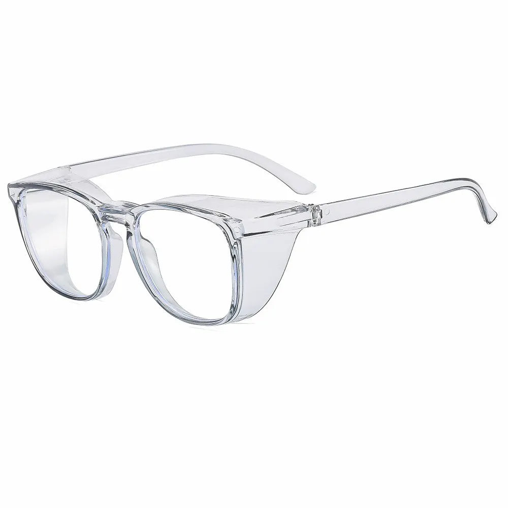 Clear Safety Glasses for Women and Men - Square, Anti Fog, Blue Light Blocking Glasses - Scratch Resistant Work Glass For Unisex &amp; Nurse