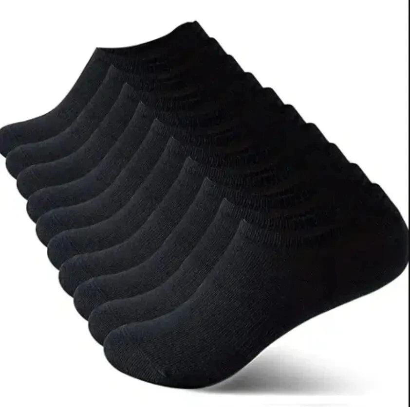 30 - 10 - 6 - 5 - 4 - 3 pairs - Men's Cotton Breathable Comfortable Ankle Socks
