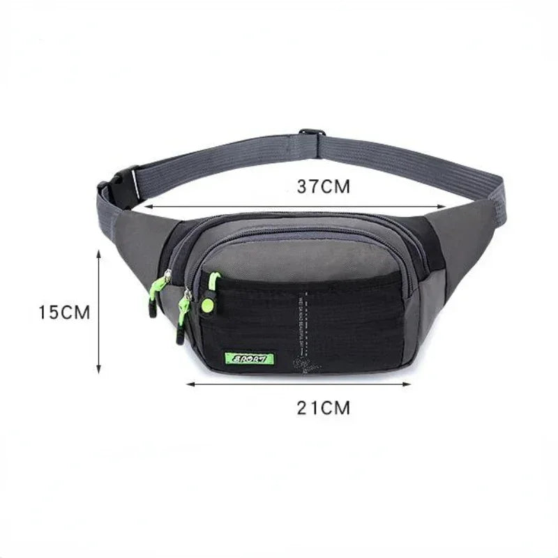 Travel Waist Bag Zipper Adjustable