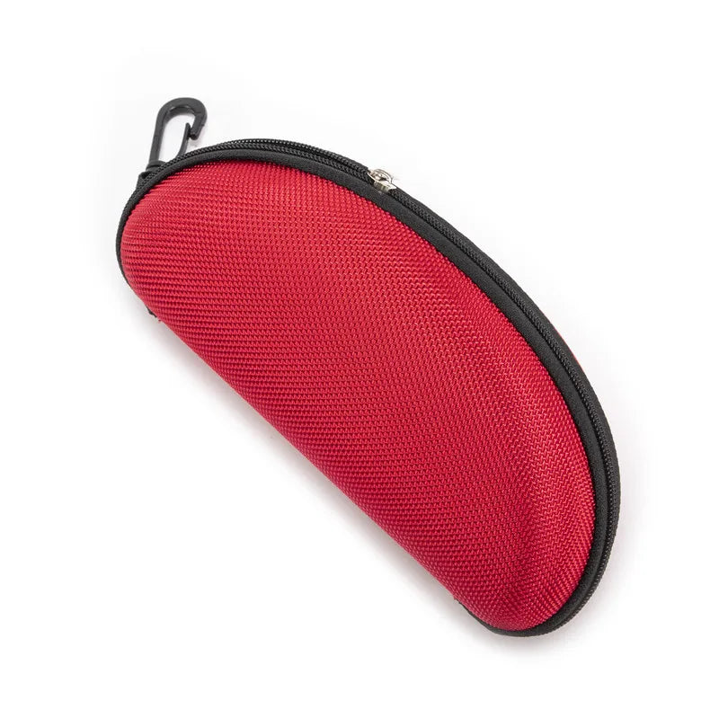 Sunglasses Storage Box - Portable Anti-Stress Travel Zipper - Eyeglasses, Frame Glasses, Case