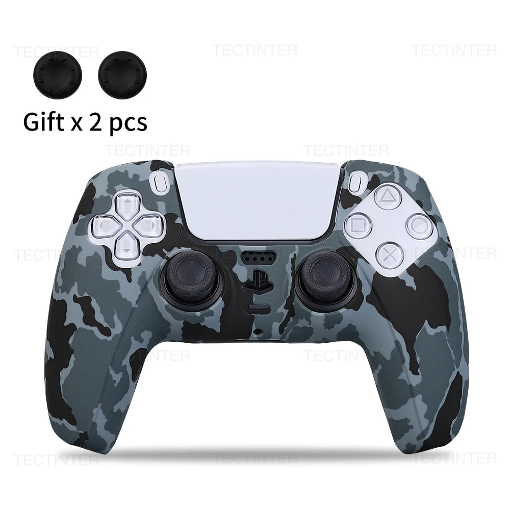 Protective Anti-slip Silicone Cover Skin for Playstation 5 Controller