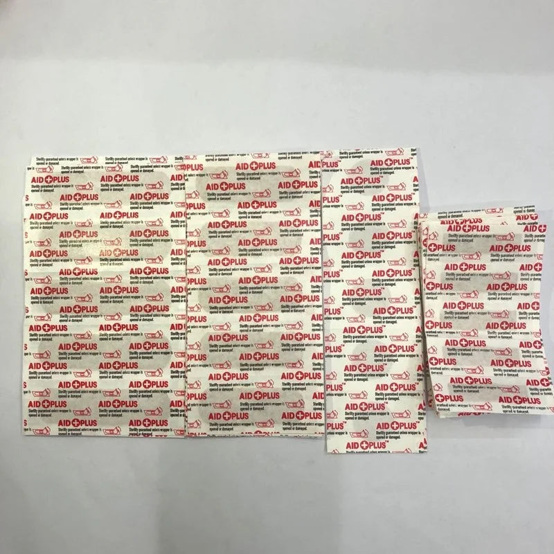 Bandage Aids - Waterproof - Breathable - Adhesive Plaster - Wound Homeostasis - Sticker Band - First Aid Bandage - 100 pcs