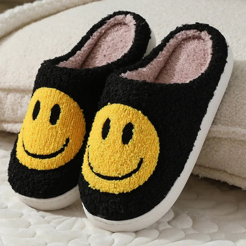 Smile Pop Winter Indoor Comfortable Plush Slippers