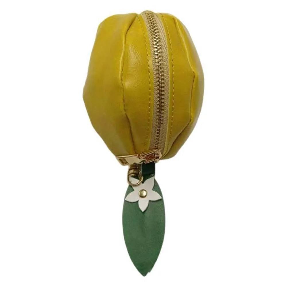 Fruit Shape Coin Purse - Cherry, Strawberry, Cute PU Leather Pendant Bags - Korean Style Keychain - Earphone Bag - Mini Storage Bag