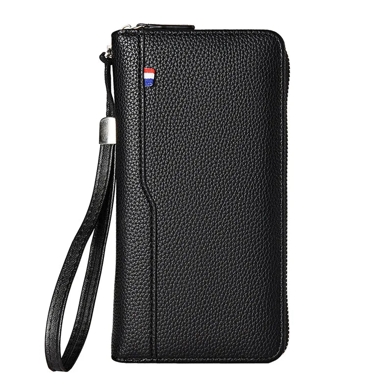 36 Slots Wallet - Split - Solid Man Purse - Business Credit Card Holder - RFID Blocking - Anti-Theft Phone Bag