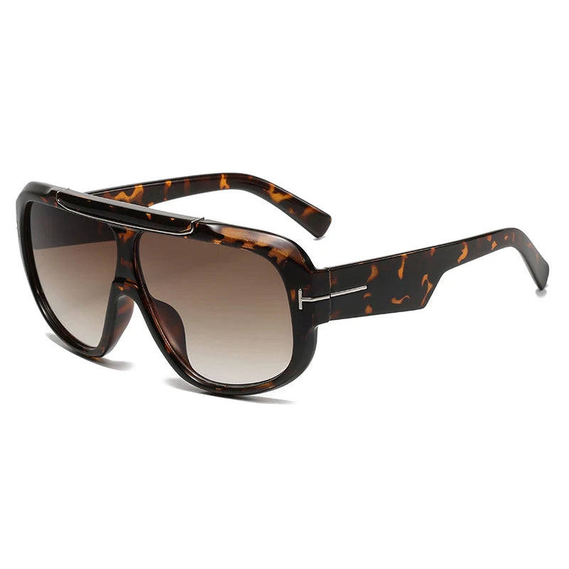 Big Aviator Sunglasses - Women's and Men's Fashion - Oversized Lady's Sun Glasses - Stylish Summer Holiday Shades