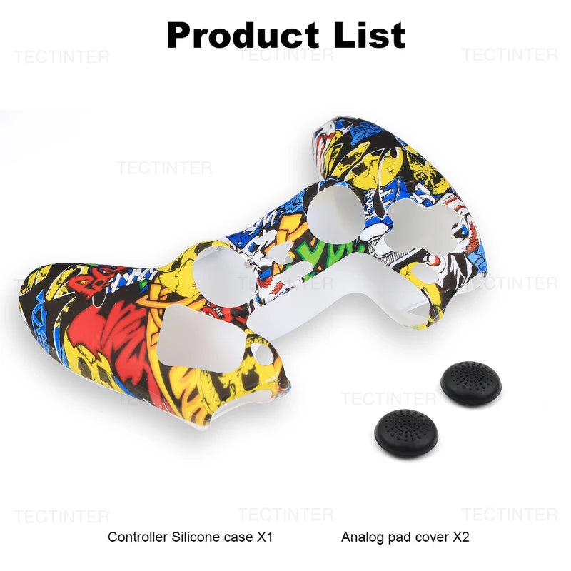 Protective Anti-slip Silicone Cover Skin for Playstation 5 Controller