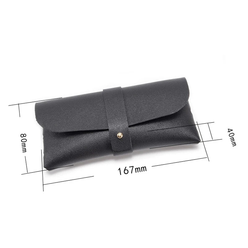 Soft Case with PU Leather for Glasses or Jewelry