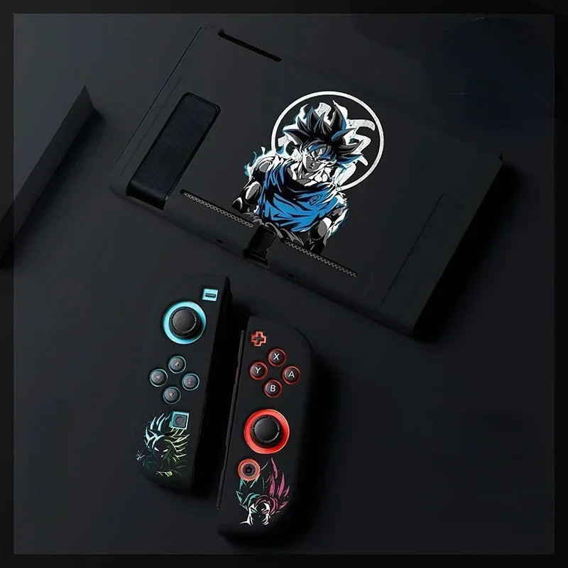 Dragon Ball Son Goku Soft Shell Protective Case for Nintendo Switch OLED Case Anti-vibration Protective Case