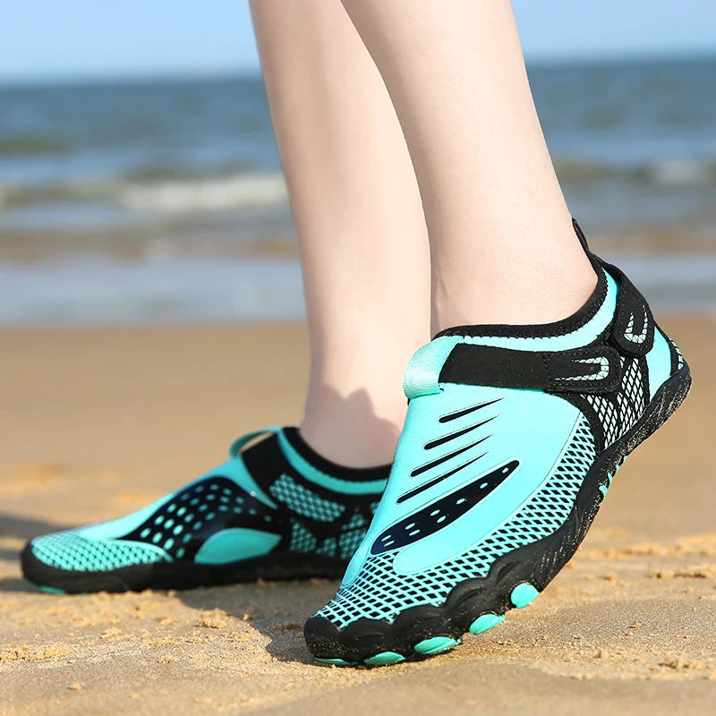 Unisex Swimming Shoes - Beach/Aqua Shoes - Quick Dry Barefoot Upstream Surfing Slippers - Hiking Water Shoes - Wading Unisex Sneakers