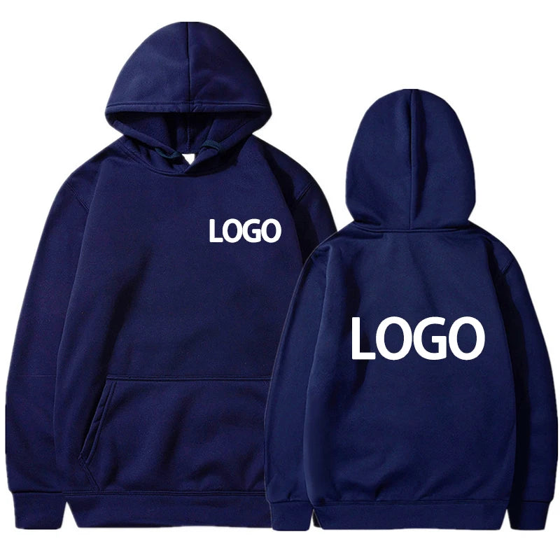 Customized Printed Men and Women's Hoodie - Loose Casual Clothing Fashion - Long Sleeve Hooded Pullover Personality Streetwear Sweatshirts