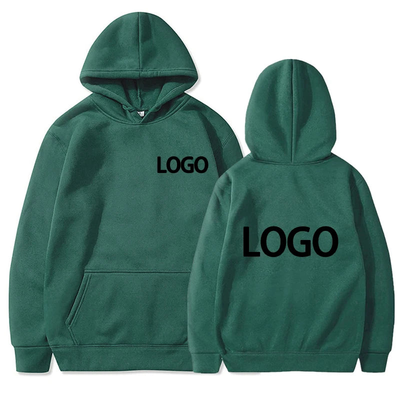 Customized Printed Men and Women's Hoodie - Loose Casual Clothing Fashion - Long Sleeve Hooded Pullover Personality Streetwear Sweatshirts