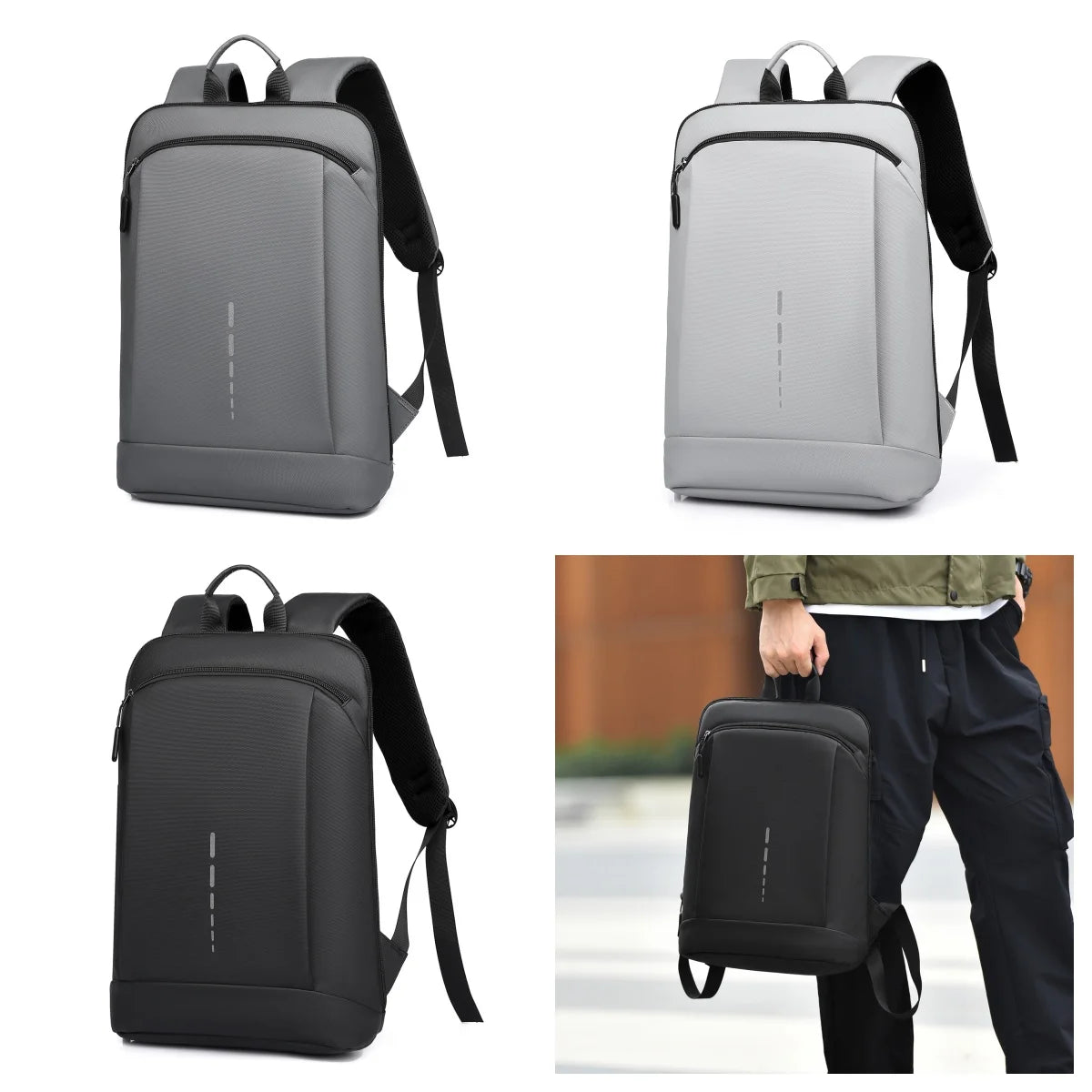 Men's Waterproof Backpack Ultra-Lightweight Men's Backpack Stylish Men's Backpack 15.6-inch Laptop Backpack