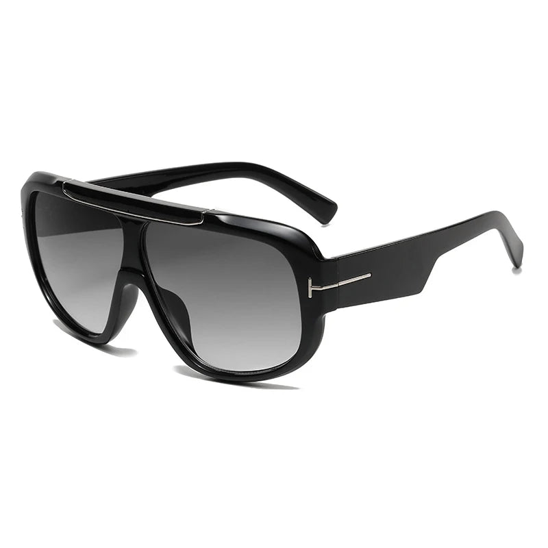 Big Aviator Sunglasses - Women's and Men's Fashion - Oversized Lady's Sun Glasses - Stylish Summer Holiday Shades