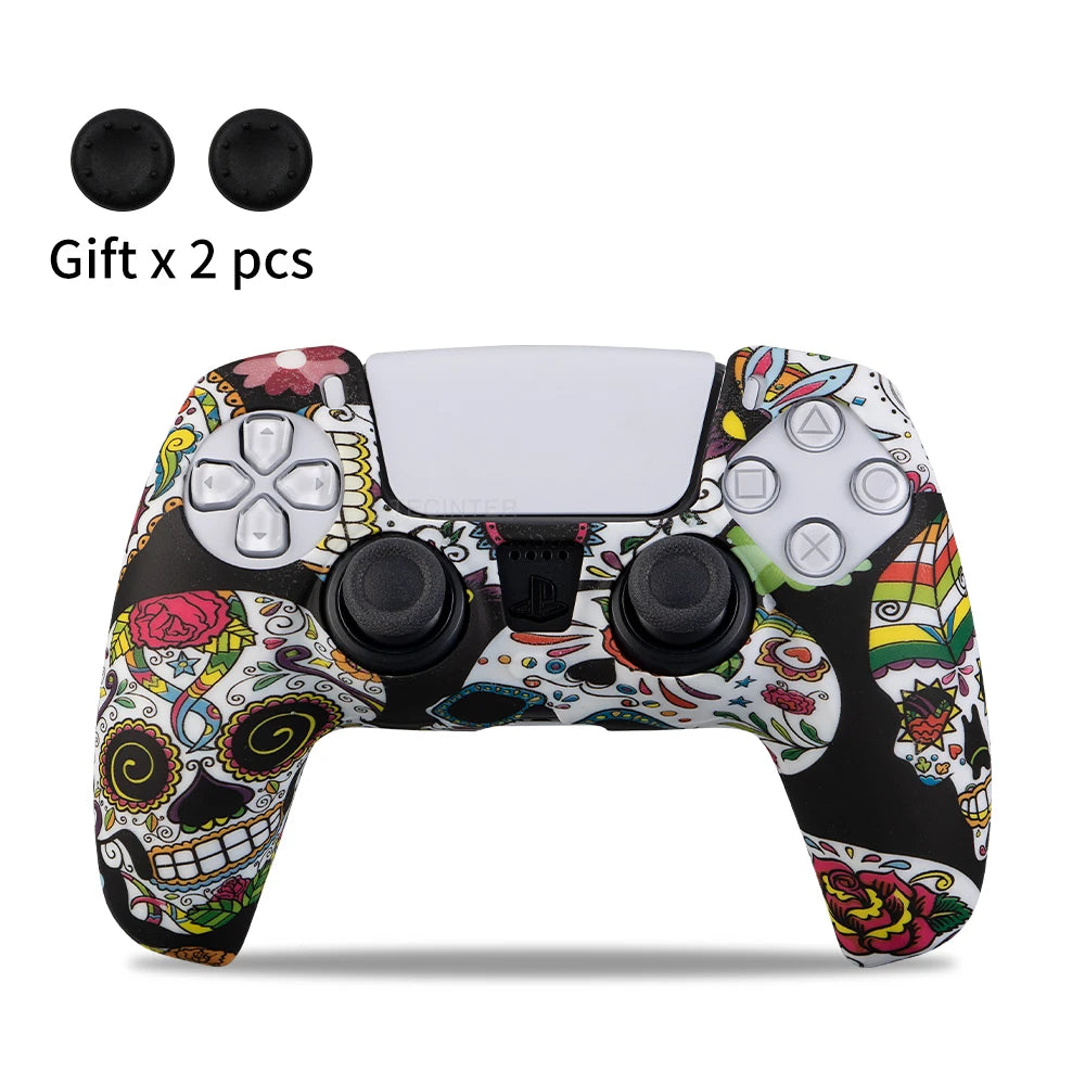 Protective Anti-slip Silicone Cover Skin for Playstation 5 Controller