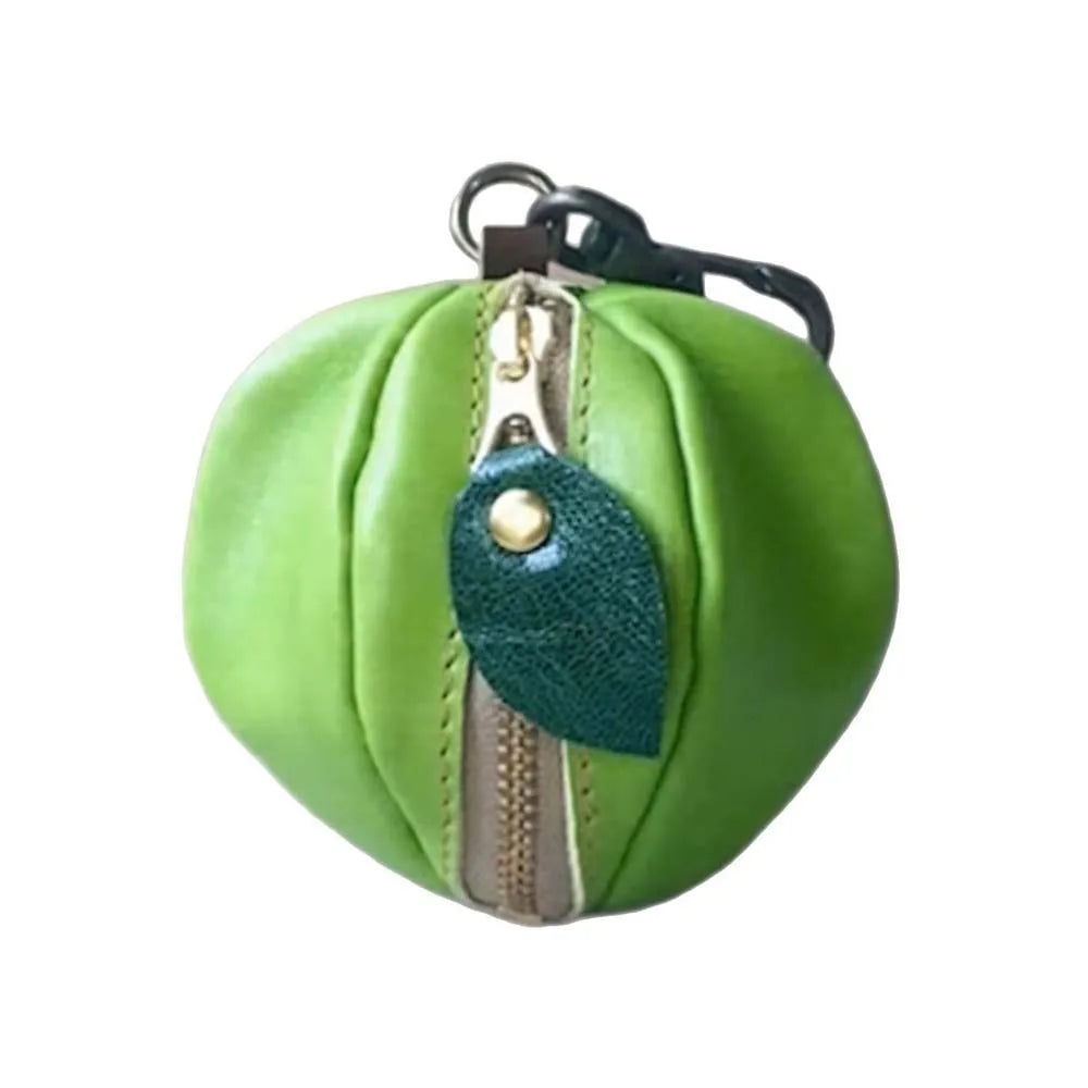 Fruit Shape Coin Purse - Cherry, Strawberry, Cute PU Leather Pendant Bags - Korean Style Keychain - Earphone Bag - Mini Storage Bag