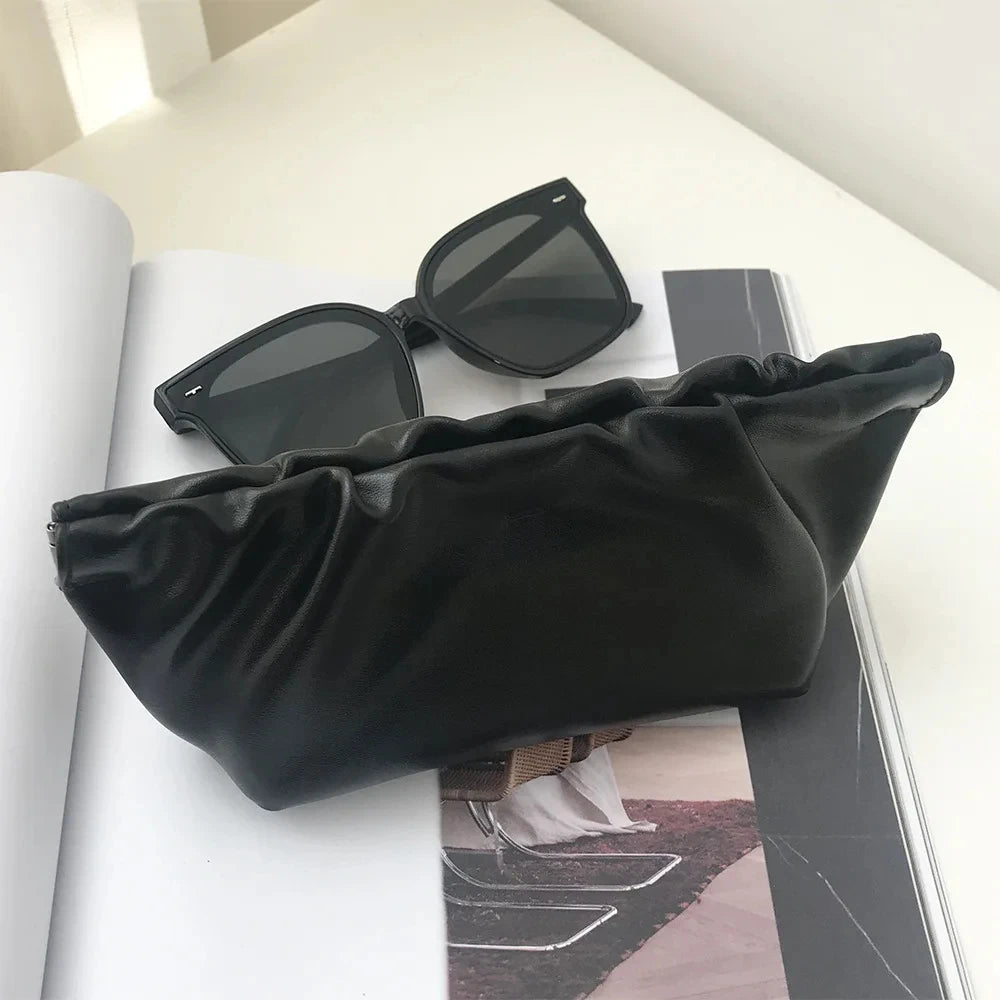 Fashion Cloud Bags Sunglasses Storage Box - Glasses Case - Sunglasses Leather Case Storage Box - Portable Pu Leather Storage Pouch