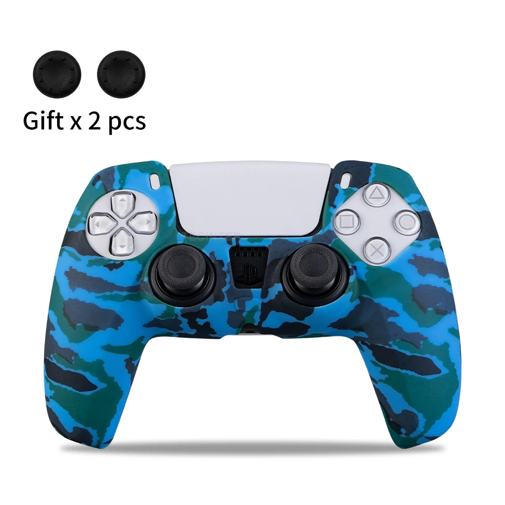 Protective Anti-slip Silicone Cover Skin for Playstation 5 Controller