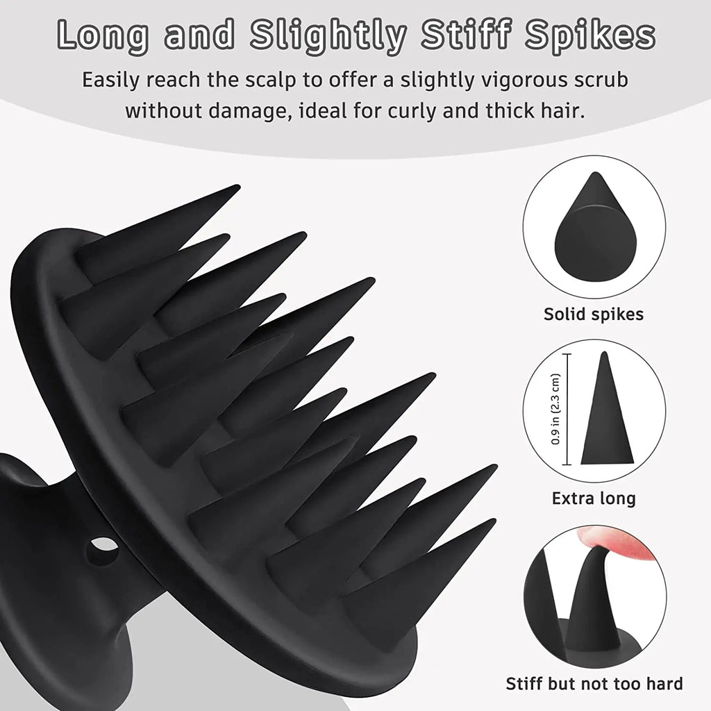 Silicone Shampoo Brush - Hair Scalp Massager