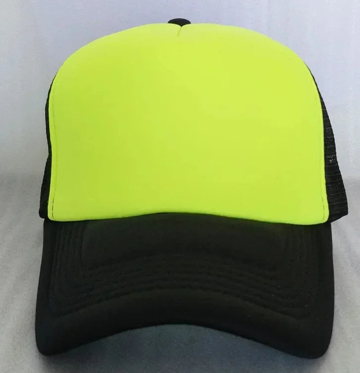 Customize Trucker Cap Unisex - Heat Transfer Logo - Mesh Caps - Summer Adjustable Foam Trucker Hat