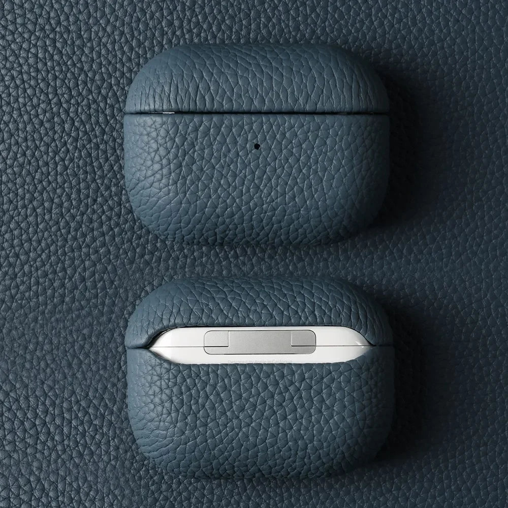 Genuine Leather Case For Airpods 4, 3, 2, 1 Pro - Luxury Handmade Wireless Bluetooth Earphone Box Protective Shell