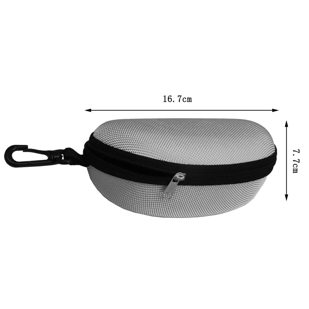 Sunglasses Storage Box - Portable Anti-Stress Travel Zipper - Eyeglasses, Frame Glasses, Case