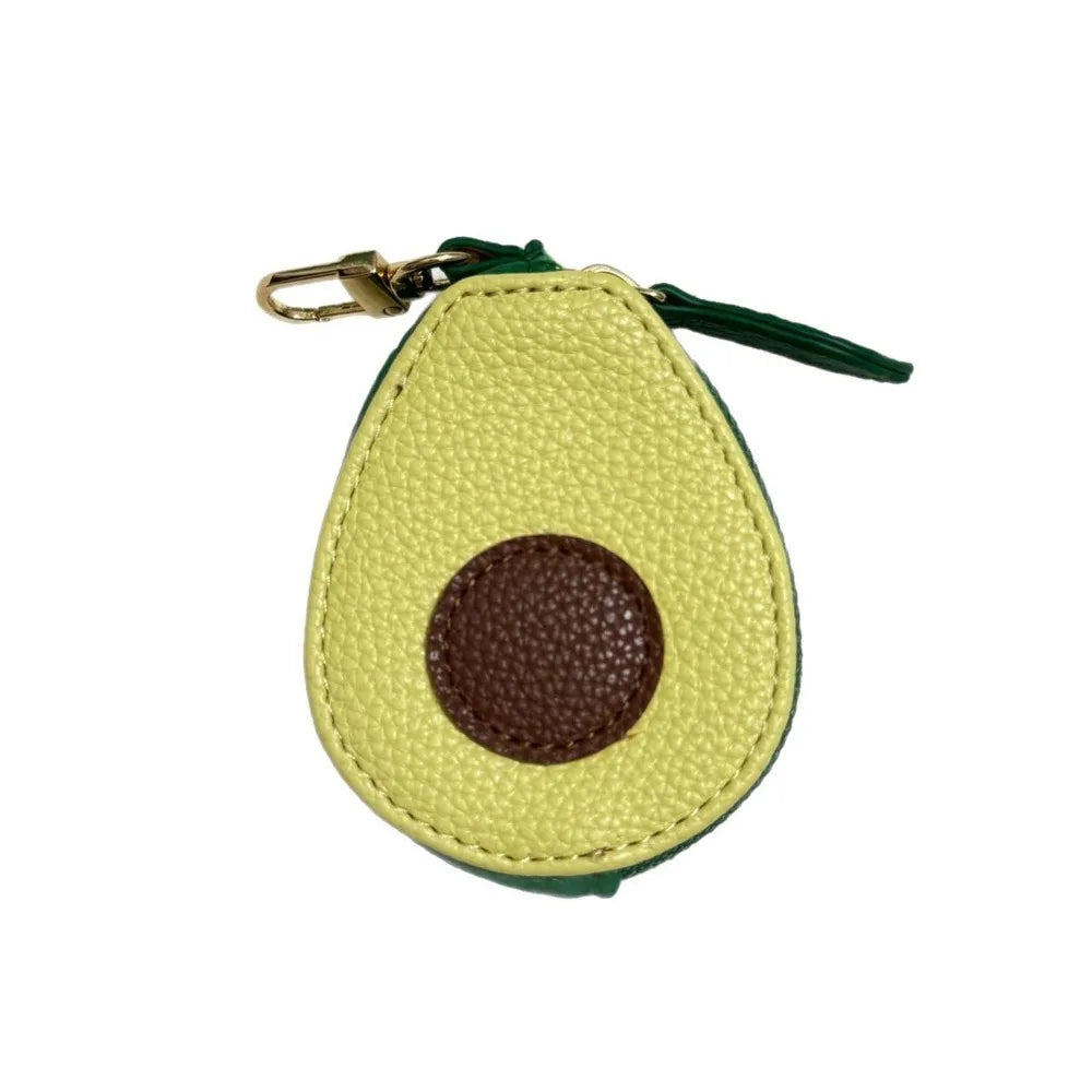 Fruit Shape Coin Purse - Cherry, Strawberry, Cute PU Leather Pendant Bags - Korean Style Keychain - Earphone Bag - Mini Storage Bag
