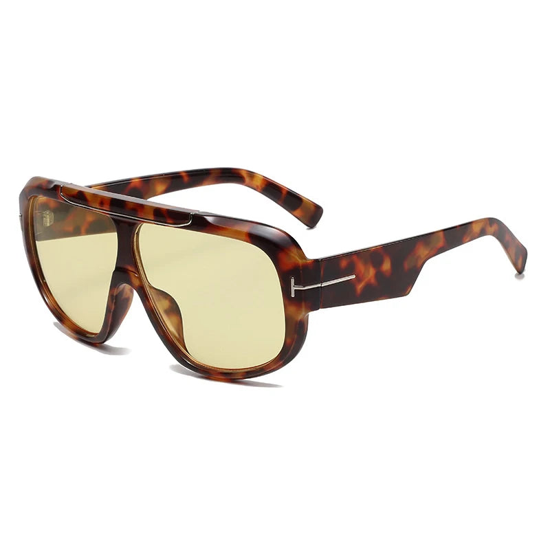 Big Aviator Sunglasses - Women's and Men's Fashion - Oversized Lady's Sun Glasses - Stylish Summer Holiday Shades