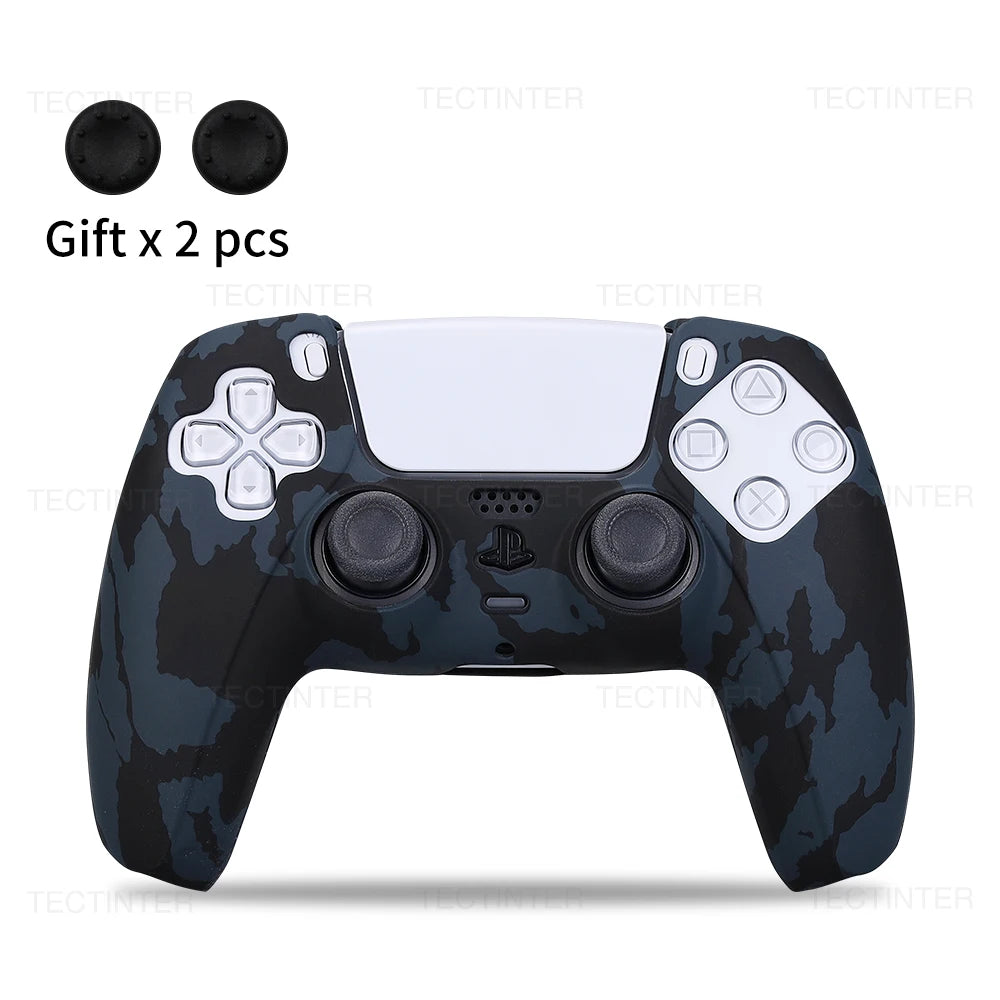 Protective Anti-slip Silicone Cover Skin for Playstation 5 Controller