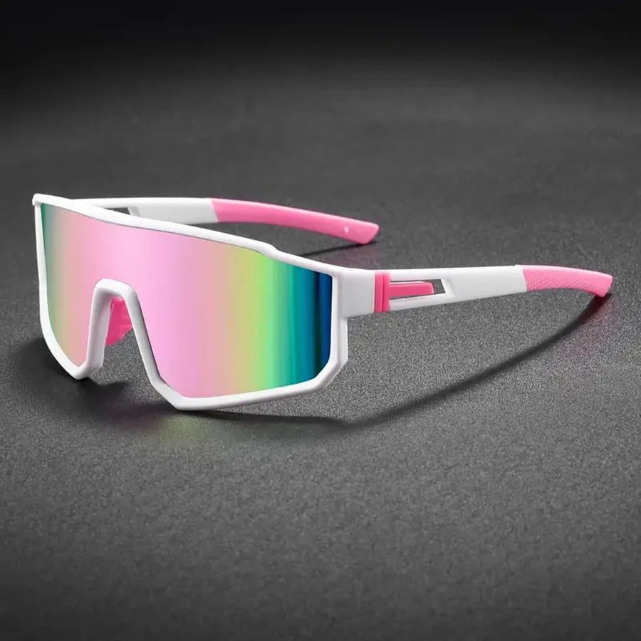 Men's Oversized Cycling Glasses - Bicycle Windproof Colorful Coating Sunglasses - Outdoor Sports - Motorcycle