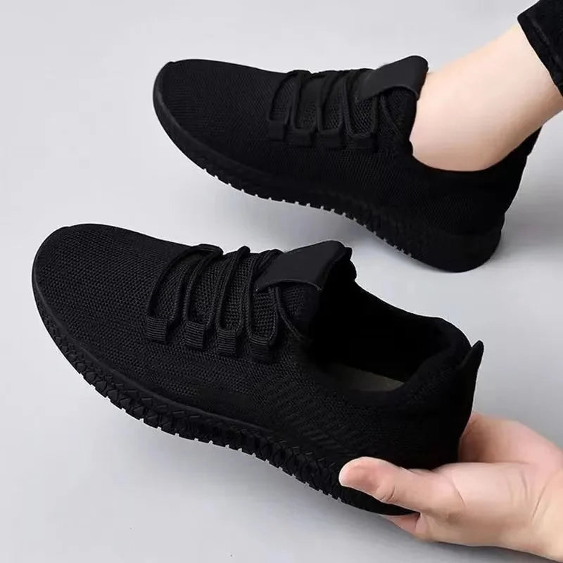 Women's Breathable Non-slip Platform Casual Shoes - Korean Running Shoes