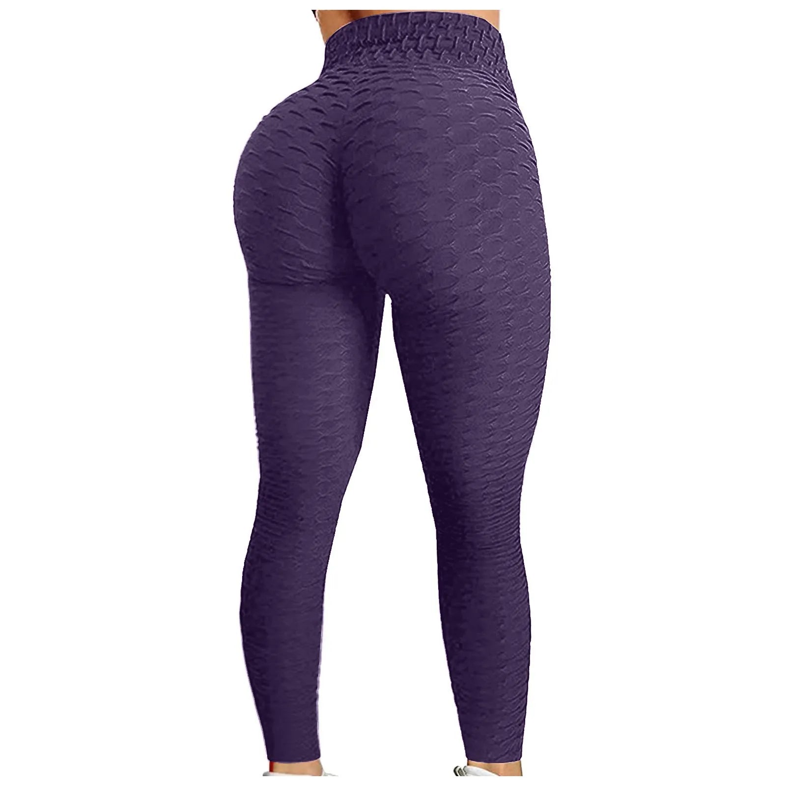 Women's Yoga Leggings - Fitness, Running, High-Waist, Slim Pants - Push Up Sports, Gym, Quick-Dry, Jogging, Workout Pants