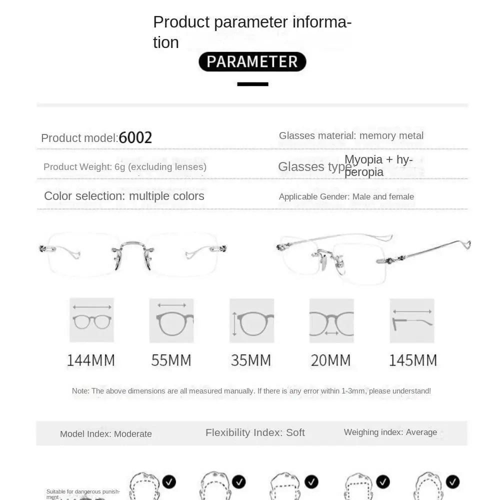 Blue Ray Blocking, Anti-Blue Light Glasses - Ultralight Eye Protection - Computer Goggles - Metal Photochromic Sunglasses for Men and Women