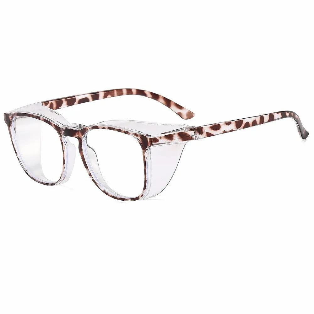 Clear Safety Glasses for Women and Men - Square, Anti Fog, Blue Light Blocking Glasses - Scratch Resistant Work Glass For Unisex &amp; Nurse