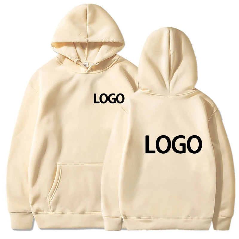 Customized Printed Men and Women's Hoodie - Loose Casual Clothing Fashion - Long Sleeve Hooded Pullover Personality Streetwear Sweatshirts