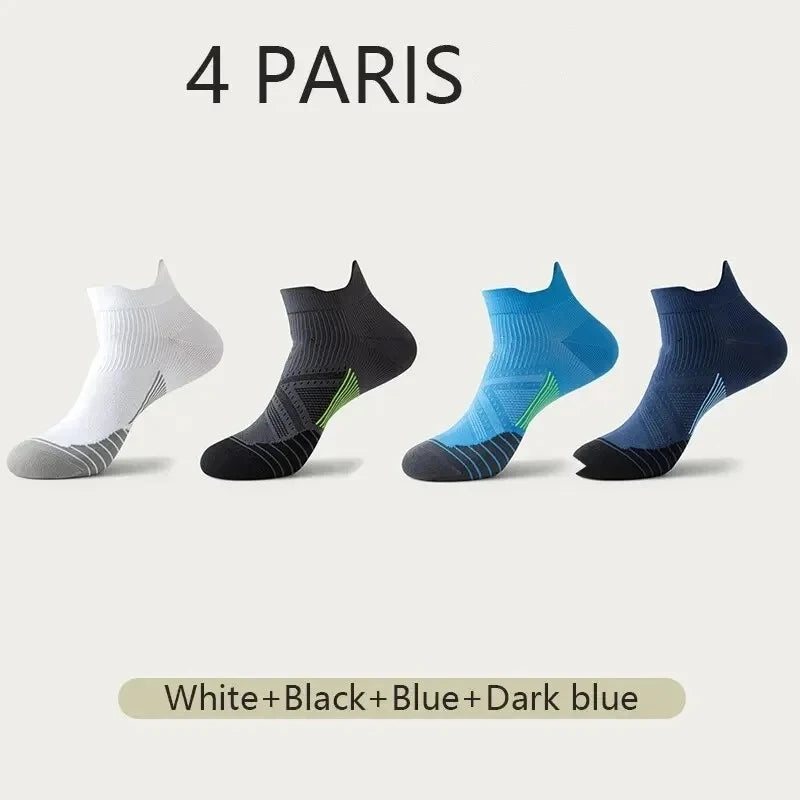 30 - 10 - 6 - 5 - 4 - 3 pairs - Men's Cotton Breathable Comfortable Ankle Socks