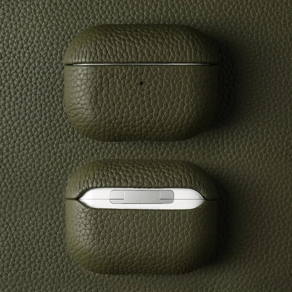 Genuine Leather Case For Airpods 4, 3, 2, 1 Pro - Luxury Handmade Wireless Bluetooth Earphone Box Protective Shell
