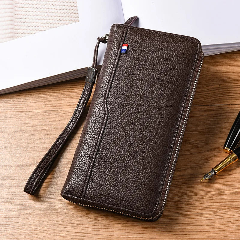 36 Slots Wallet - Split - Solid Man Purse - Business Credit Card Holder - RFID Blocking - Anti-Theft Phone Bag