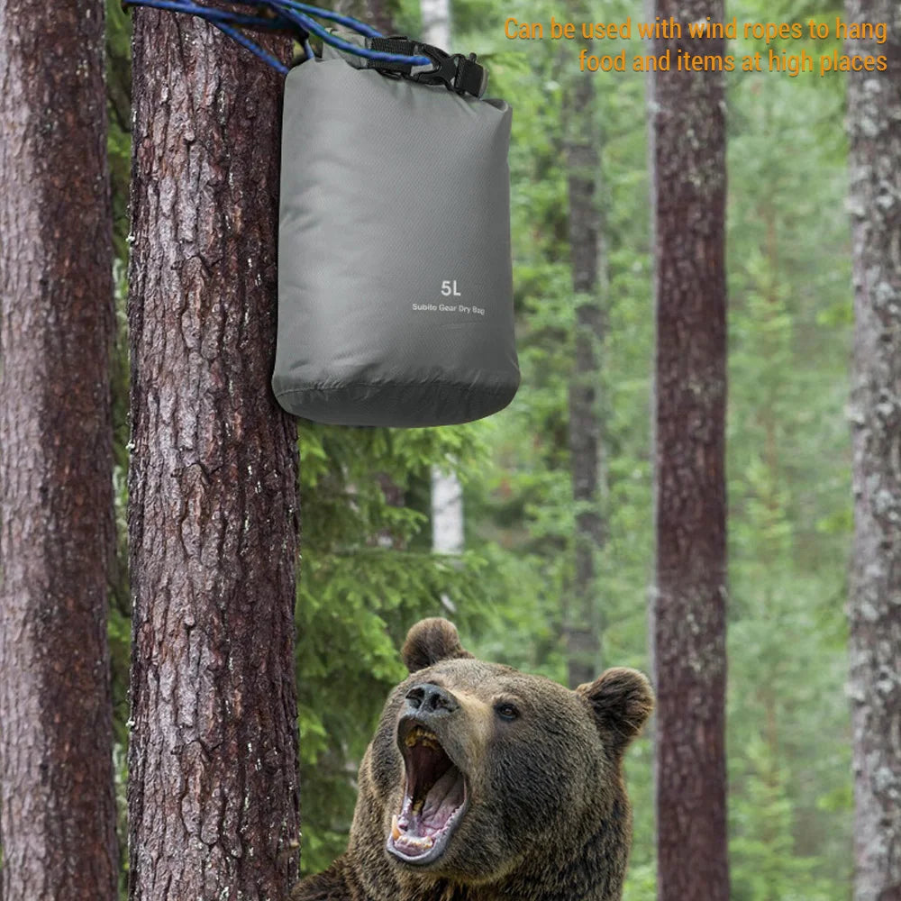 Ultralight Dry Sack - Waterproof Dry Bag - Outdoors Stuff Sacks for Camping, Hiking, Kayaking - 3L - 5L - 12L - 20L - 35L