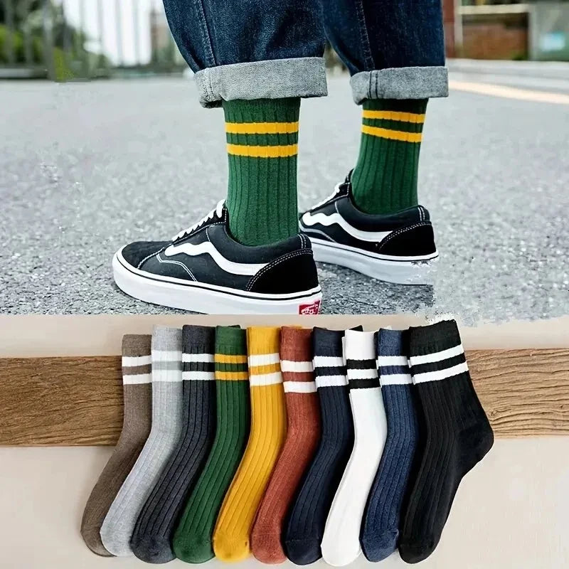 30 - 10 - 6 - 5 - 4 - 3 pairs - Men's Cotton Breathable Comfortable Ankle Socks