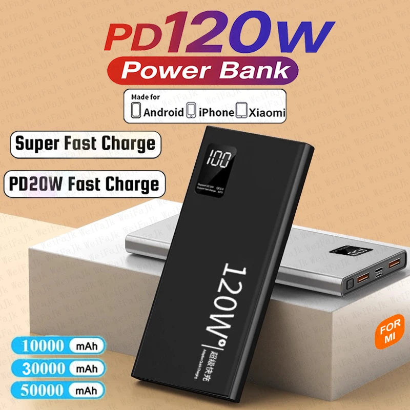 120W Fast Charging Power Bank