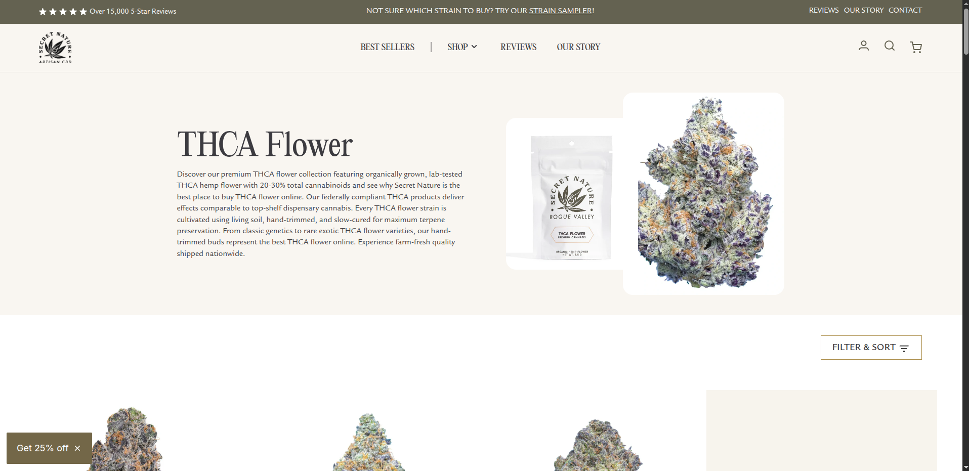 Secret Nature - THCA Flower