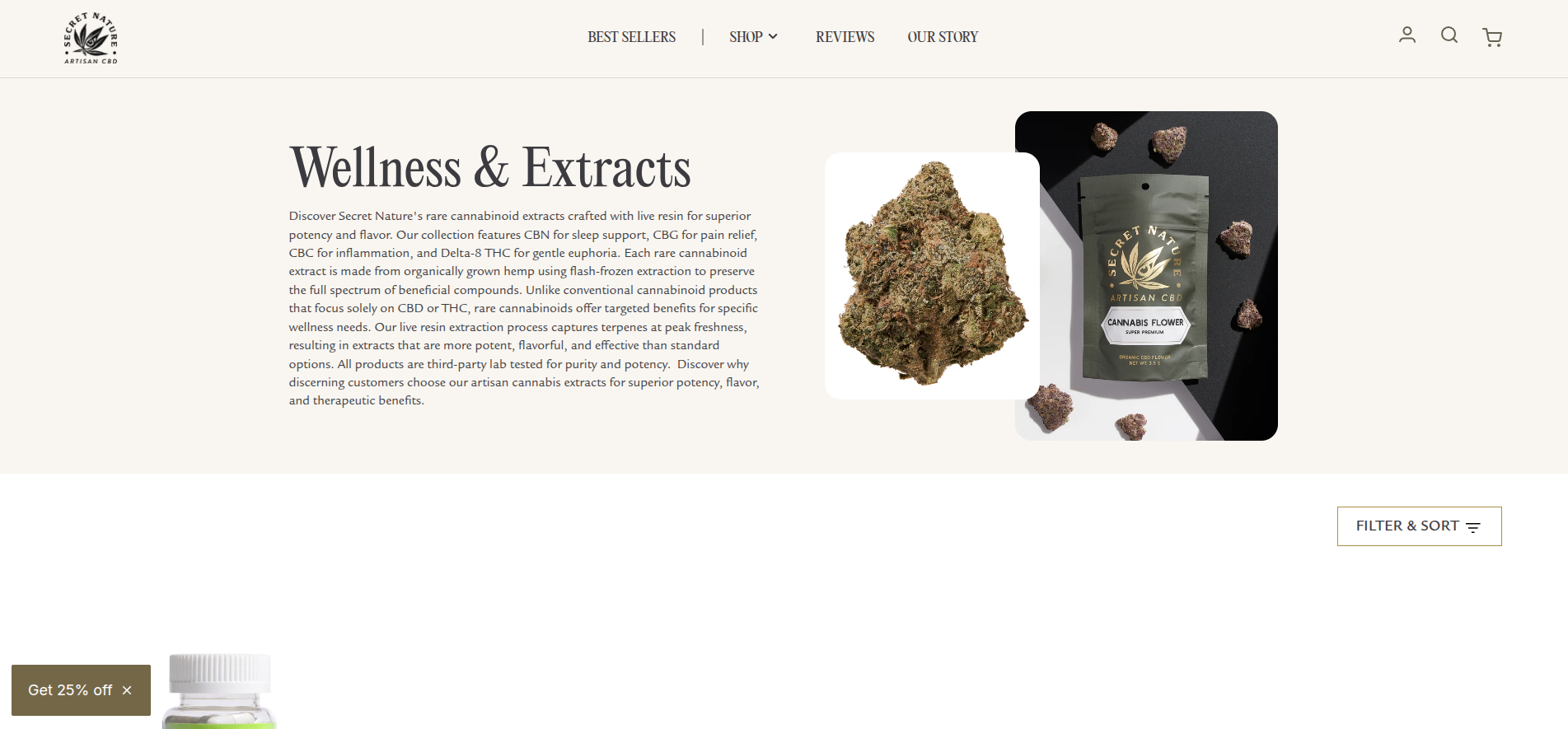 Secret Nature - Wellness & Extracts