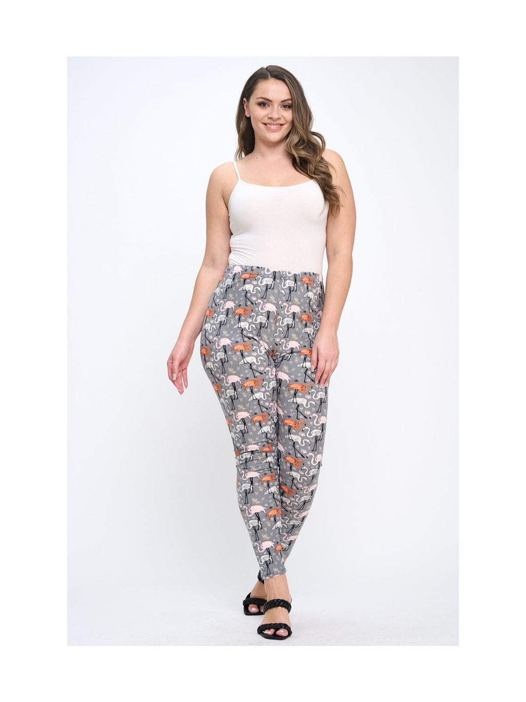 10 pairs &amp; 20 pairs - Plus Size Women's Multi-Pack of Randomly Assorted Fashion Lounge Leggings - Comfortable Soft Pull-On Breathable Leggings - 1X - 2X - 3X - 4X - 5X