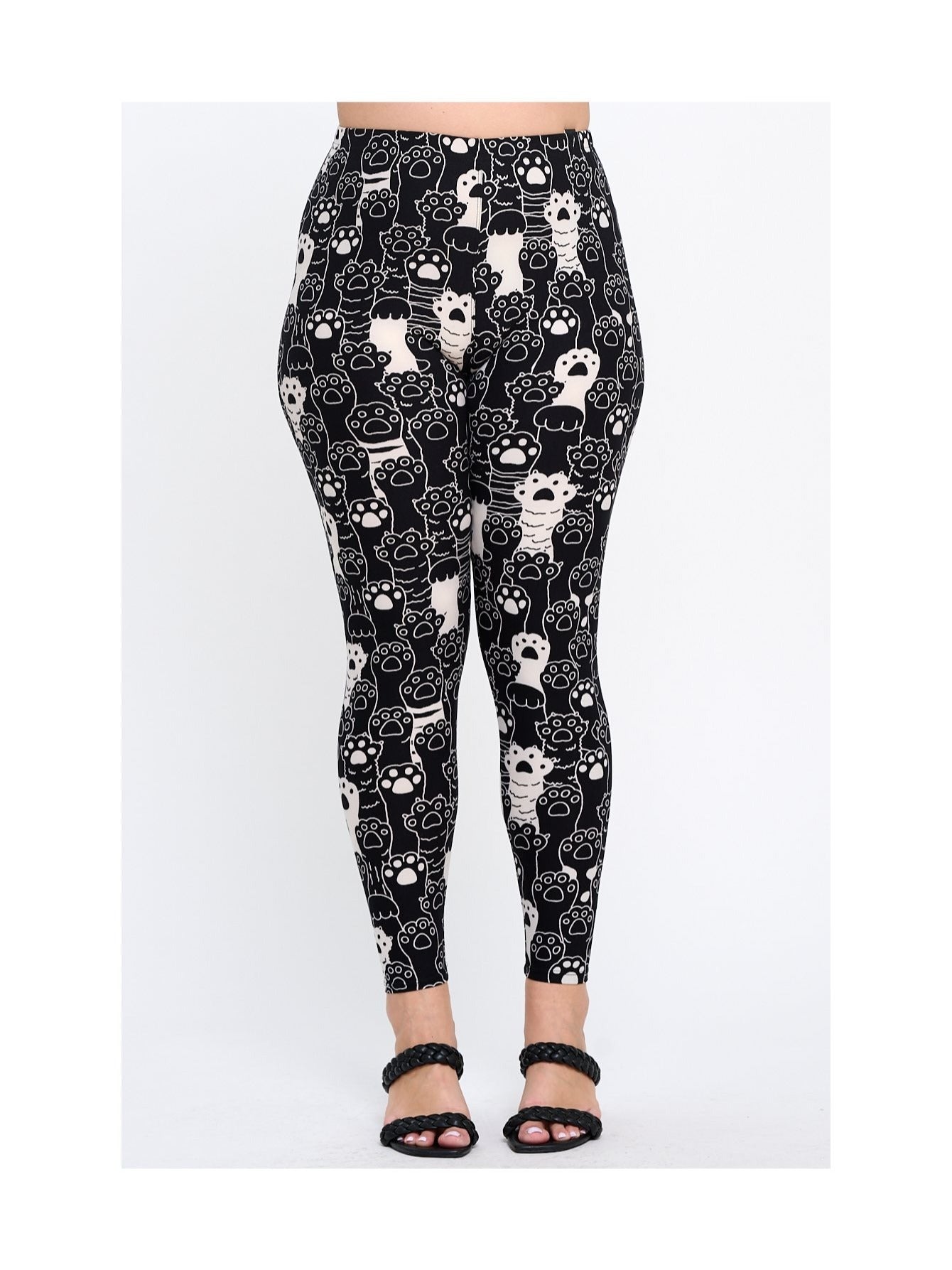 10 pairs &amp; 20 pairs - Plus Size Women's Multi-Pack of Randomly Assorted Fashion Lounge Leggings - Comfortable Soft Pull-On Breathable Leggings - 1X - 2X - 3X - 4X - 5X