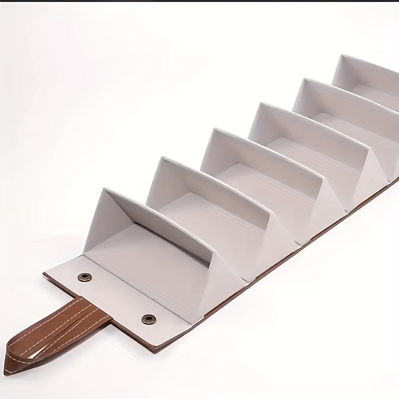 3-compartment Fashion Glasses Storage Box with Foldable Suitcase Frame for Better Storage Of Glasses, Suitable for Hanging Multiple Pairs Of Glasses for Display