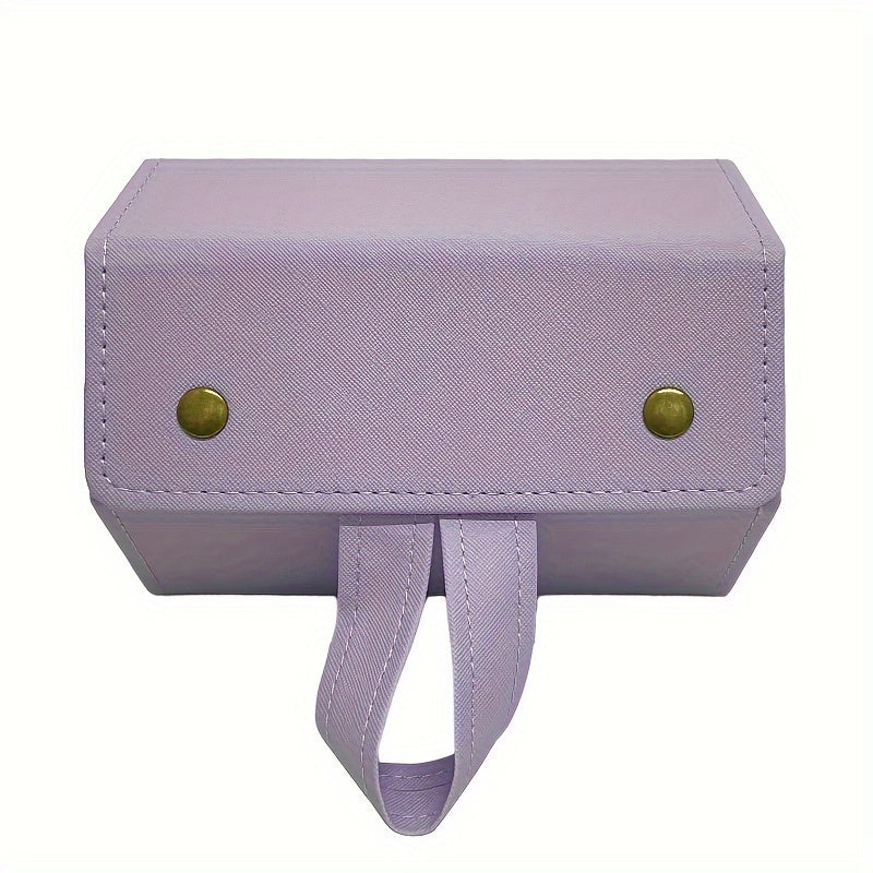 6-compartment Small Optical Glasses Storage Box, Small And Medium Sized Fashion Glasses Storage With Elastic Rope