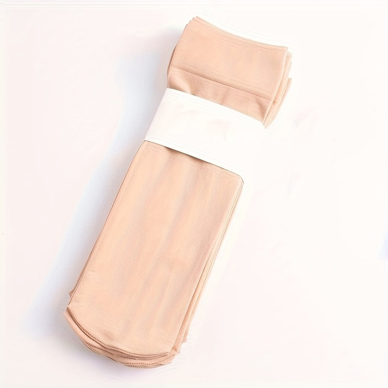 4/6/8 Pairs - Women's Thickened Warm Socks - Soft, Breathable, All-Season Mid-Calf Socks in Solid Color - Comfortable Elastic Design for Casual and Formal Wear - Elegant Skin-Friendly Material